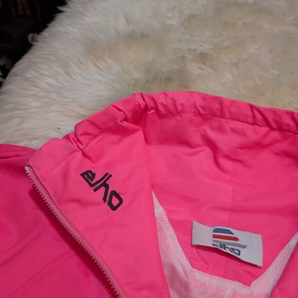 Vintage 90's Freestyle by Elho Neon Pink Windbreaker Pullover Size XL - Picture 11 of 13